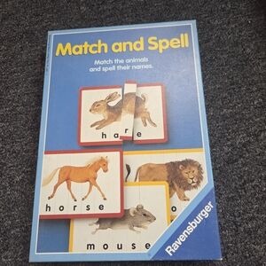 Ravensburger Match and Spell Game - Blue